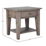 LH Home Irish Coast Regular Side Table - Sundried