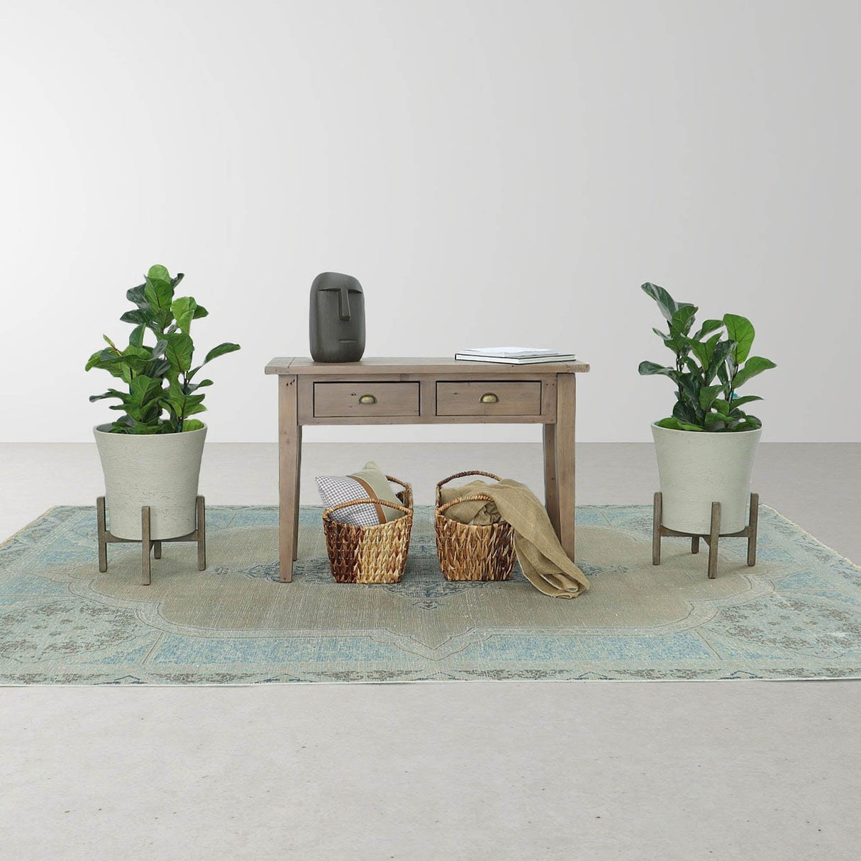 LH Home Irish Coast Small Console Table - Sundried