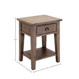 LH Home Irish Coast Small Side Table - Sundried
