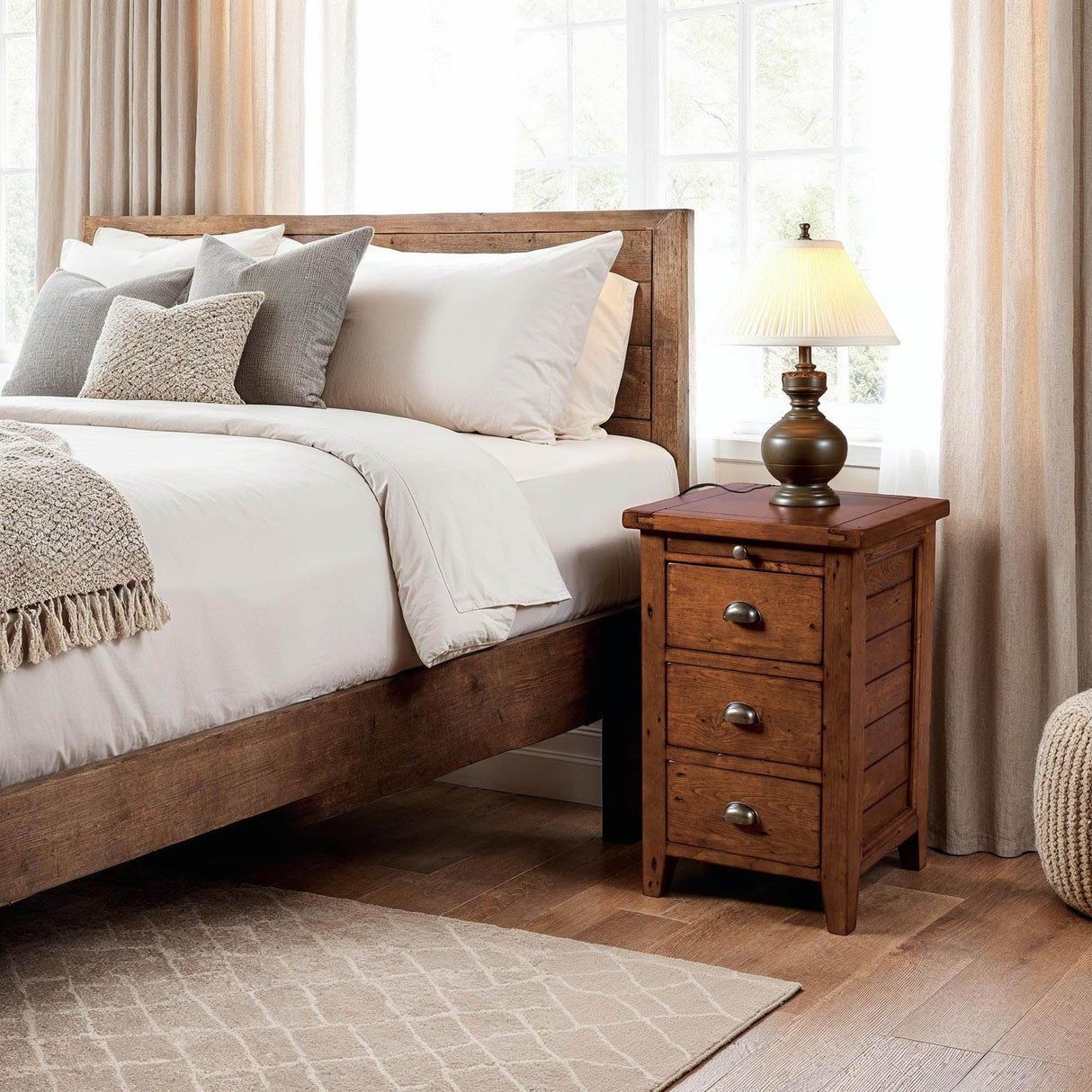 LH Home Irish Coast 3 Drw Nightstand - African Dusk