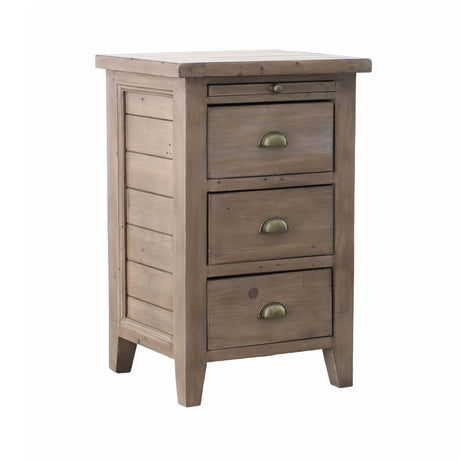 LH Home Irish Coast 3 Drw Nightstand - Sundried