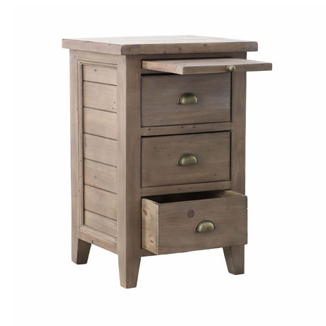 LH Home Irish Coast 3 Drw Nightstand - Sundried