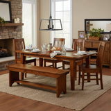LH Home Irish Coast Large Extension Dining Table (72"/96") - African Dusk