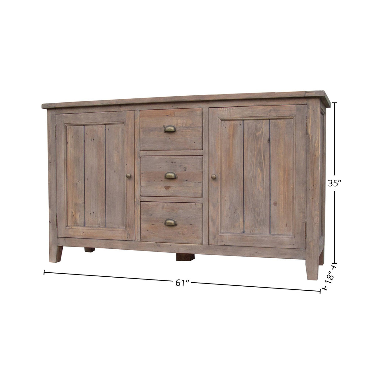 LH Home Irish Coast Large Sideboard - Sundried