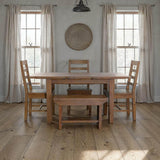 LH Home Irish Coast Small Extension Dining Table (47"/62") - Sundried