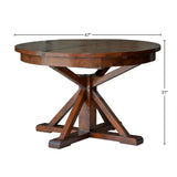 LH Home Irish Coast Round 47/63" Extension Dining Table - African Dusk