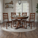 LH Home Irish Coast Round 47/63" Extension Dining Table - African Dusk