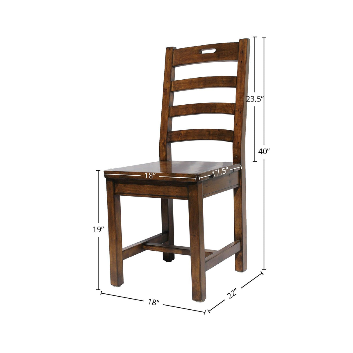 LH Home Irish Coast Hand-Hole Chair - African Dusk