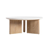 LH Home Infinity Coffee Table - Seashell Finish