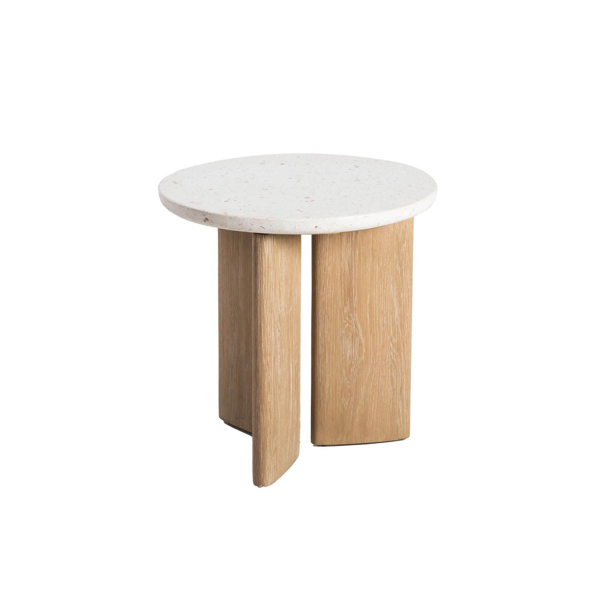 LH Home Infinity Side Table - Seashell Finish