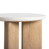 LH Home Infinity Side Table - Seashell Finish