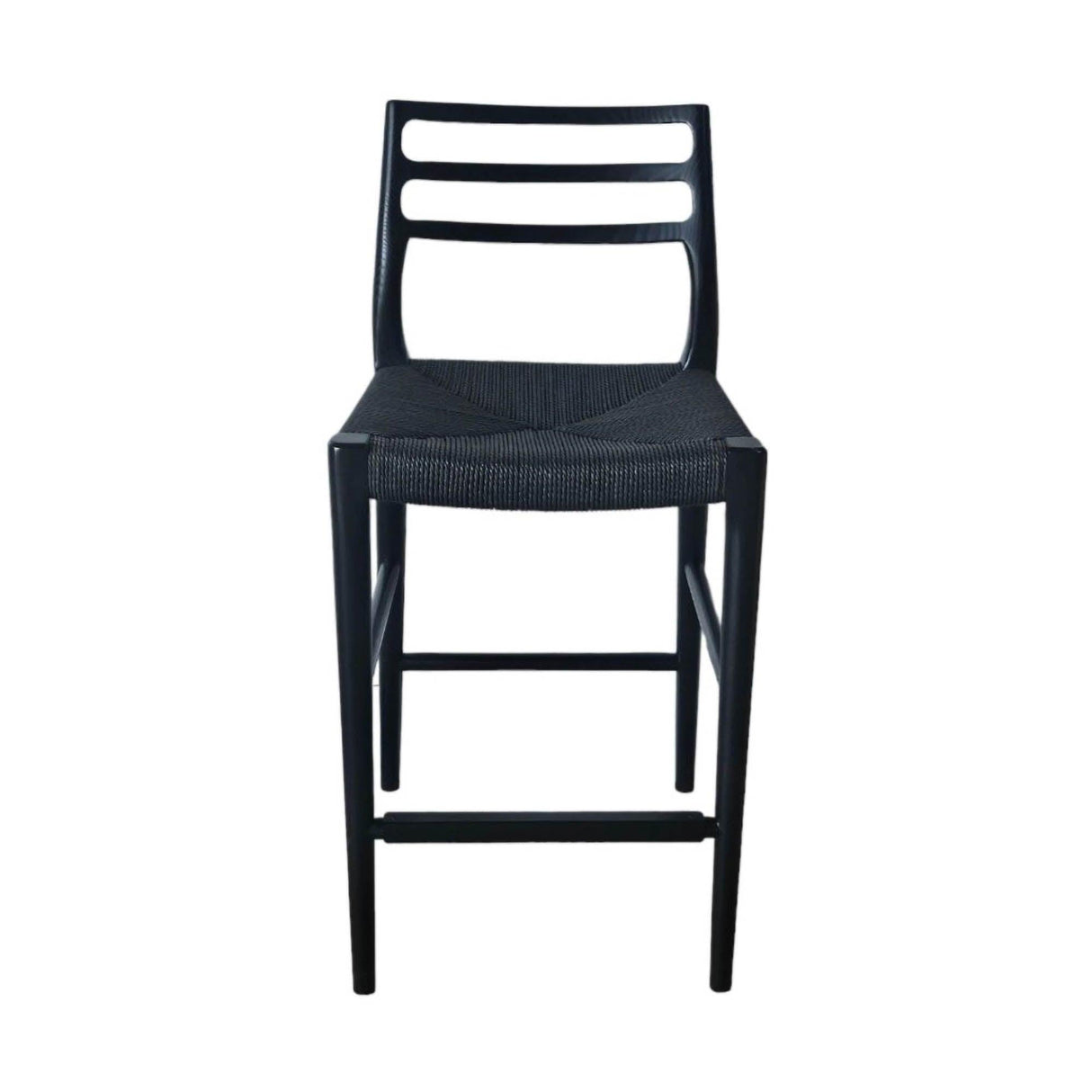 LH Home Java Narrow Counter Stool w/ 26" Seat Height - Black