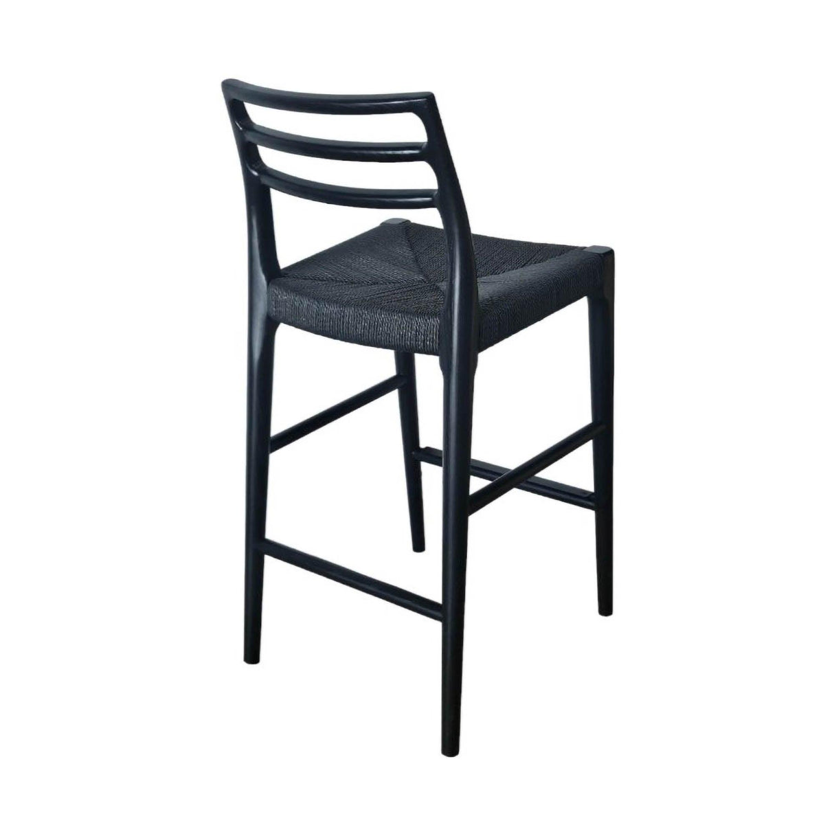 LH Home Java Narrow Counter Stool w/ 26" Seat Height - Black