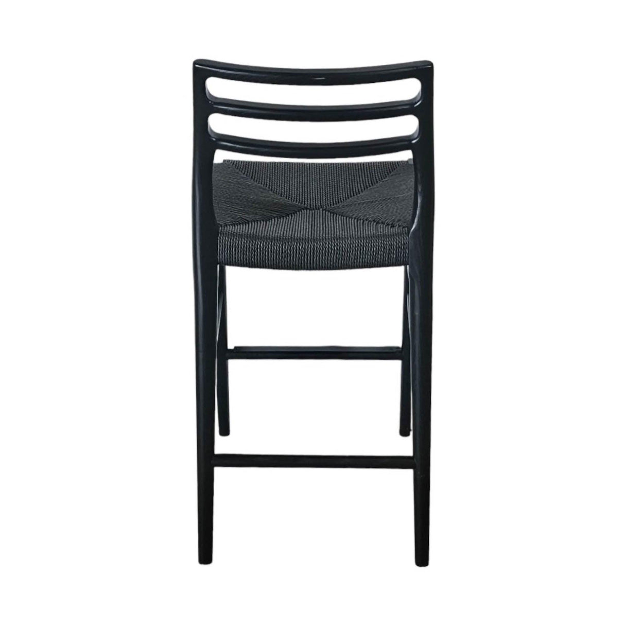 LH Home Java Narrow Counter Stool w/ 26" Seat Height - Black