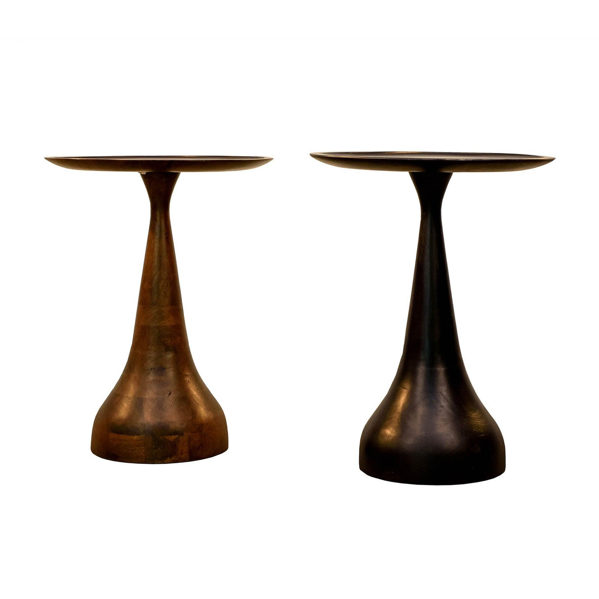 LH Home Polina Side Table Ebony