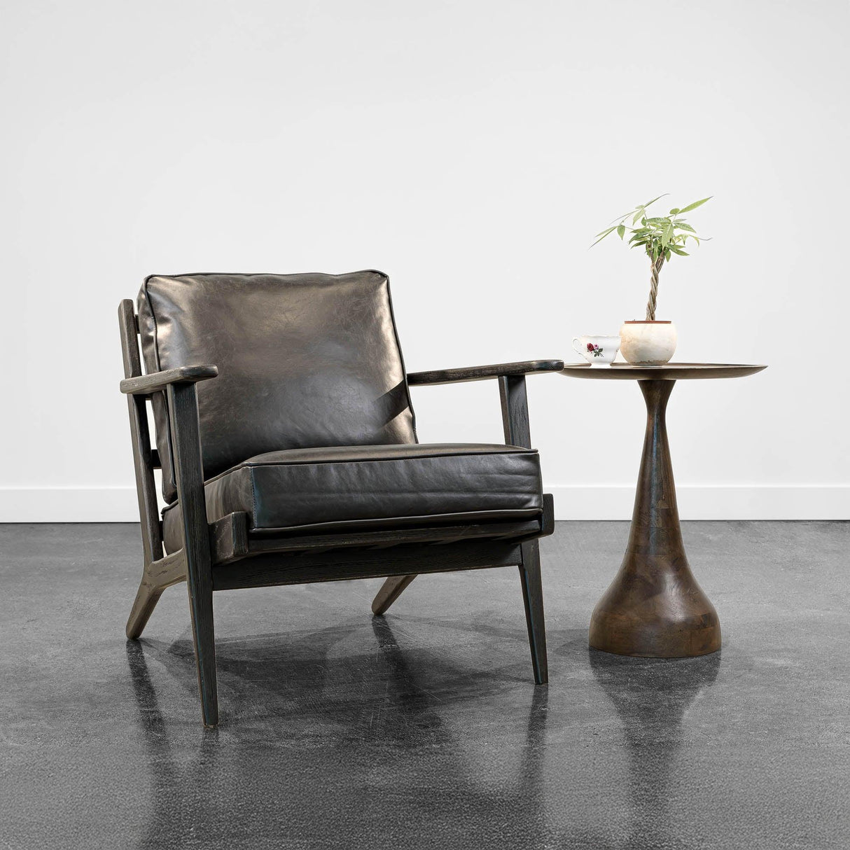 LH Home Polina Side Table Bronze