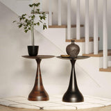 LH Home Polina Side Table Bronze