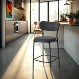 LH Home Kai Counter Stool - Chunky Grey