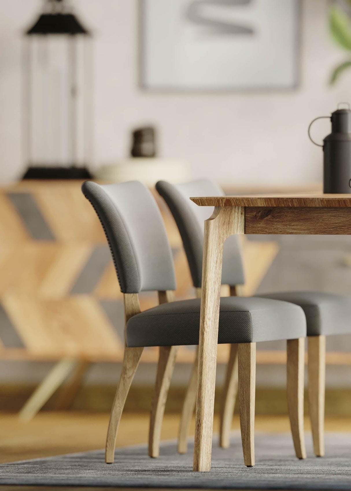 LH Home Kenzo Dining Table Small 60 Natural