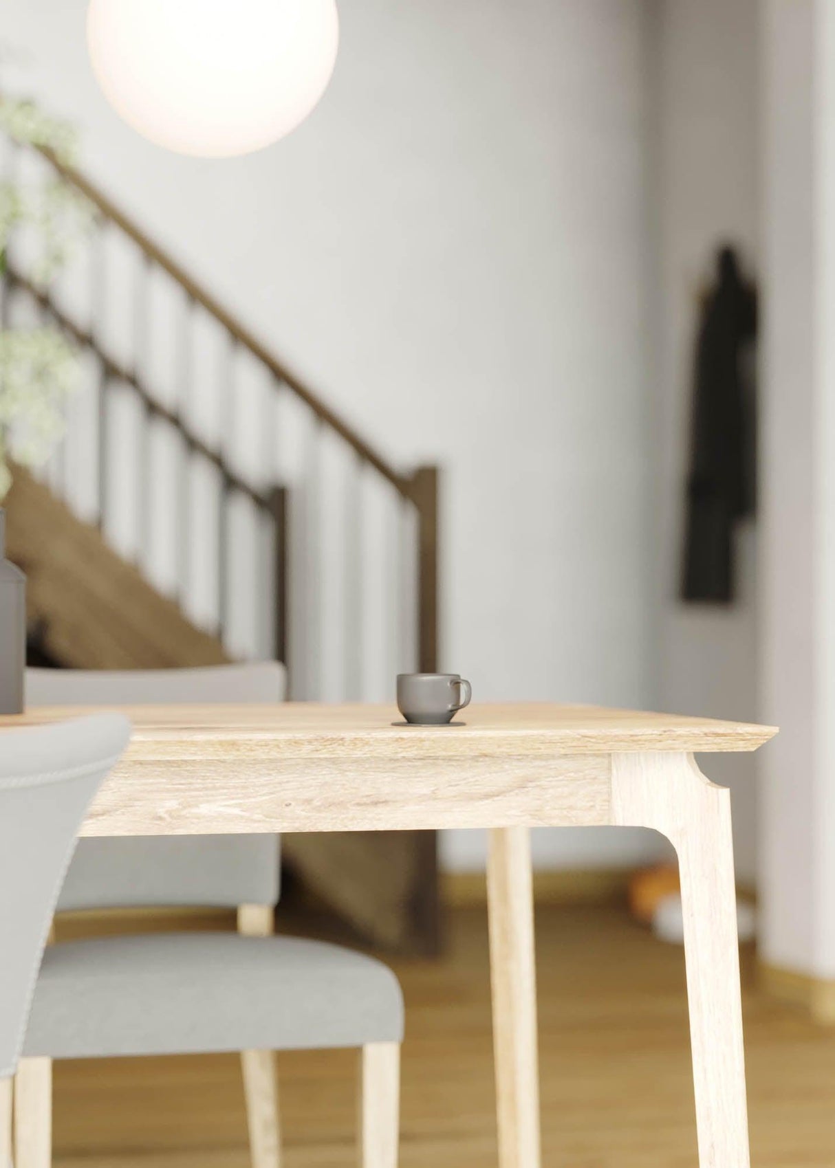 LH Home Kenzo Dining Table Small 60 Natural
