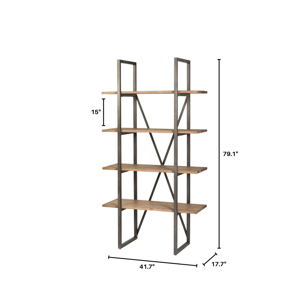 LH Home Kenya Small Cain Rack - Salvaged Grey