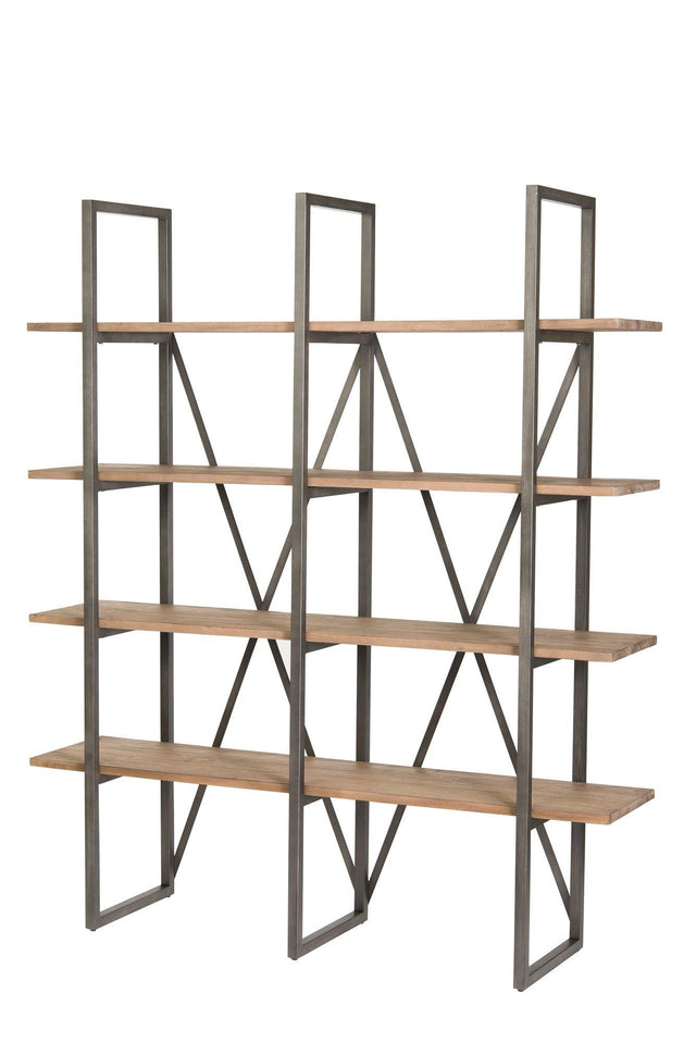 LH Home Kenya Large Cain Rack - Salvaged Grey