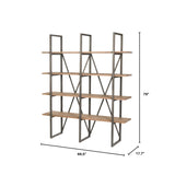 LH Home Kenya Large Cain Rack - Salvaged Grey