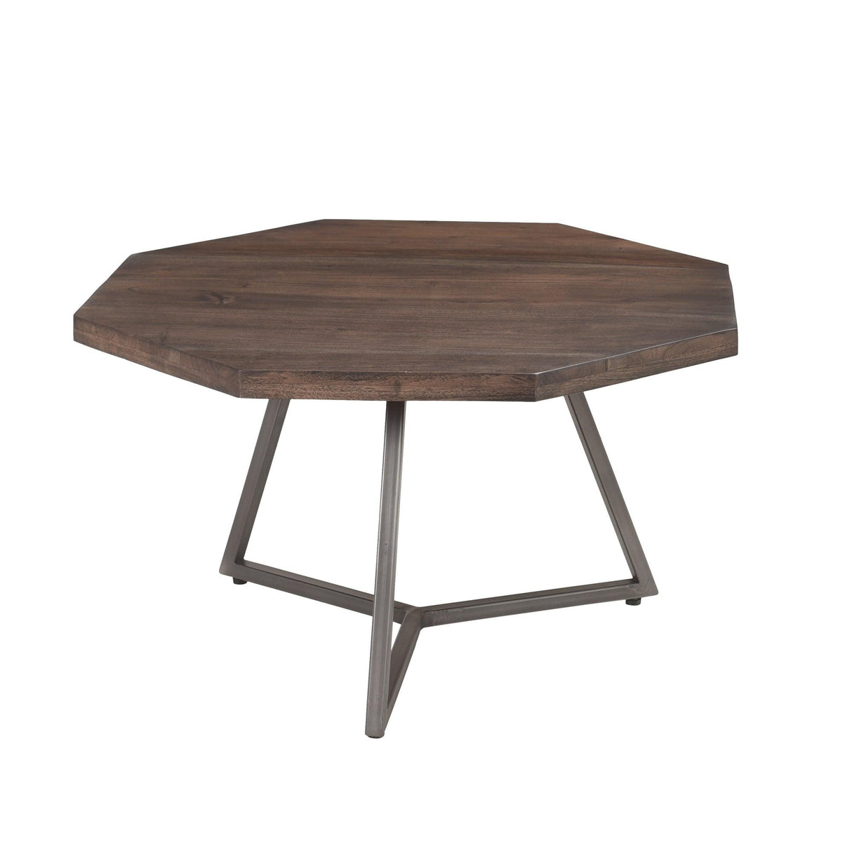 LH Home Loft Octagon Nesting Coffee Table, Set of 2 - Vinegar