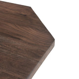 LH Home Loft Octagon Nesting Coffee Table, Set of 2 - Vinegar