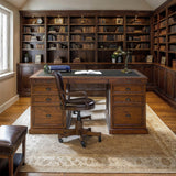 LH Home Lifestyle Double Desk - African Dusk