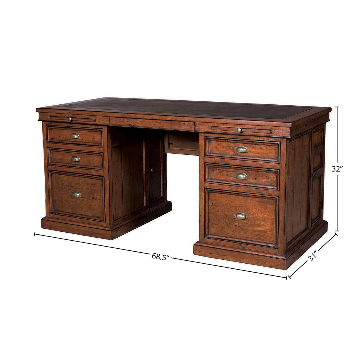LH Home Lifestyle Double Desk - African Dusk