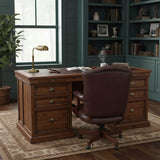 LH Home Lifestyle Double Desk - African Dusk