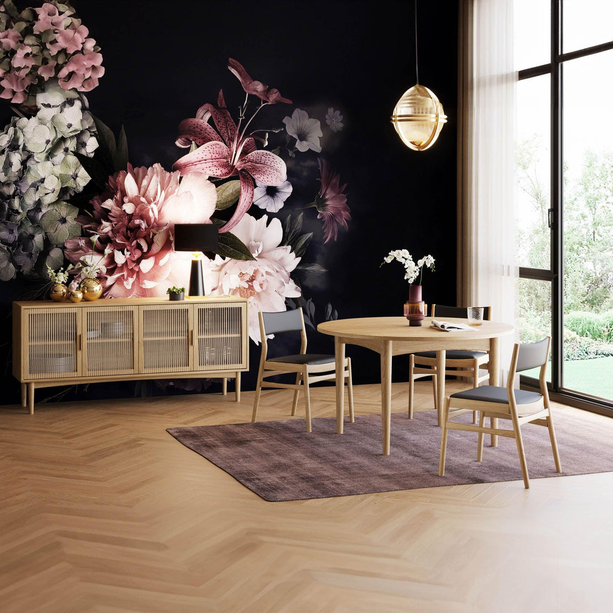 LH Home Lumina 4 Door Sideboard