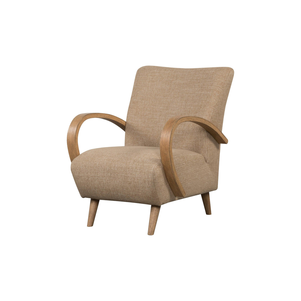 LH Home Louis Club Chair - Textured Honey