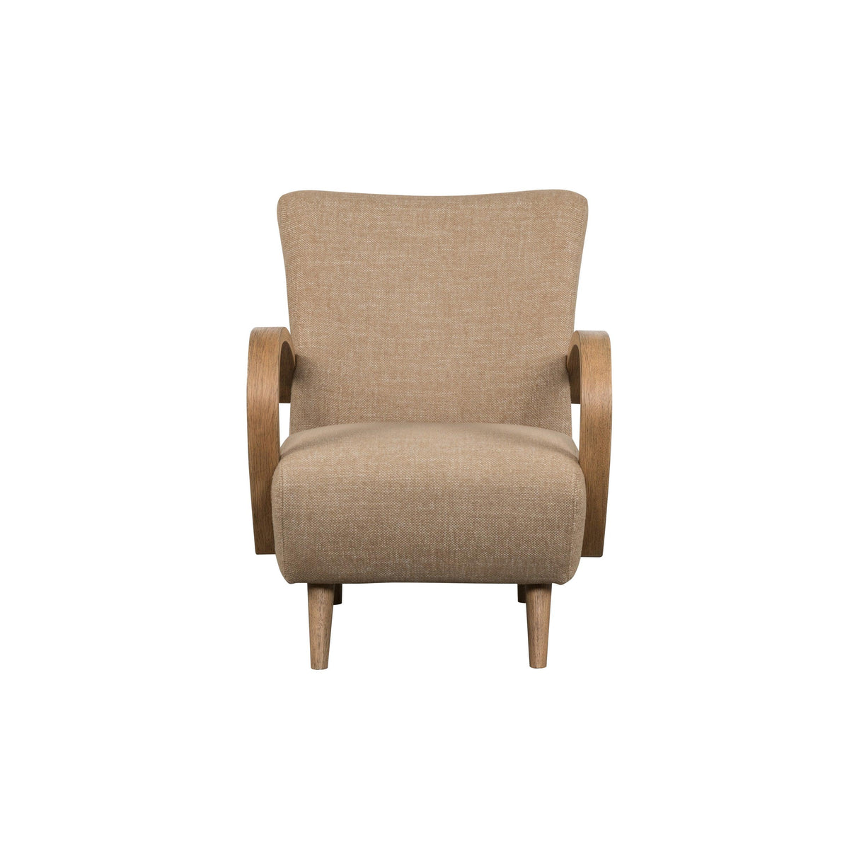 LH Home Louis Club Chair - Textured Honey
