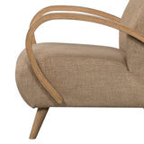 LH Home Louis Club Chair - Textured Honey