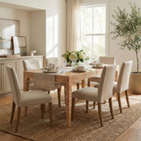 LH Home Mappa Regular Dining Table - Light Burl