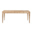 LH Home Mappa Large Dining Table - Light Burl