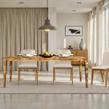 LH Home Mappa Large Dining Table - Light Burl