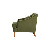 LH Home Missy Club Chair - Green Velvet