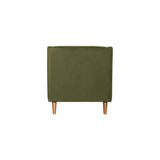 LH Home Missy Club Chair - Green Velvet