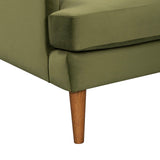 LH Home Missy Club Chair - Green Velvet