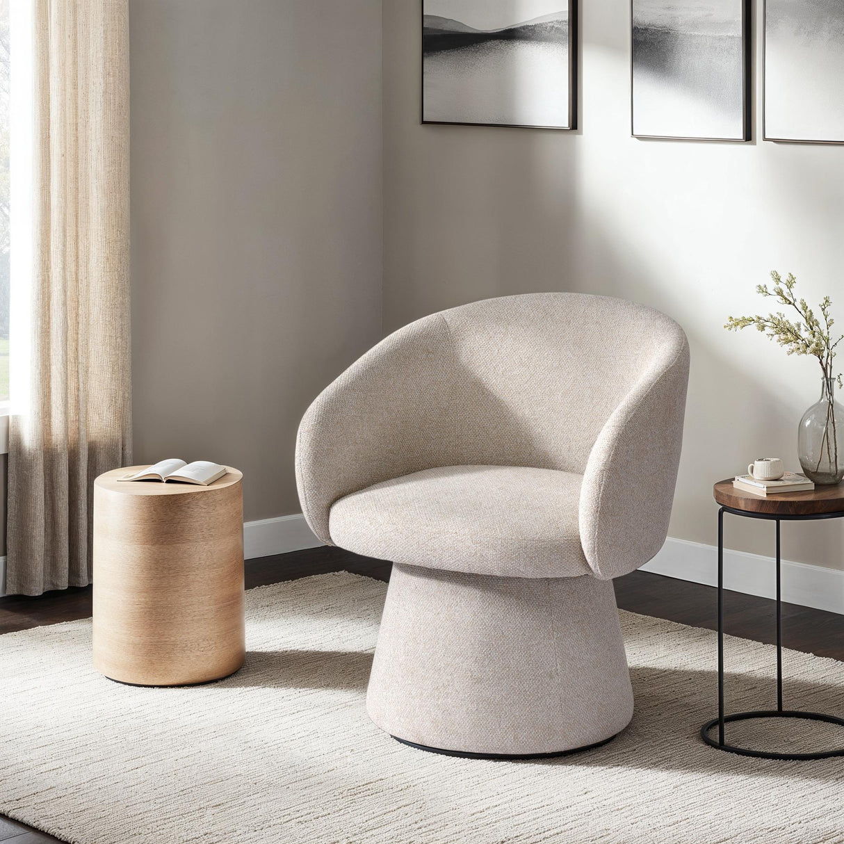 LH Home Misha Club Chair - Sand