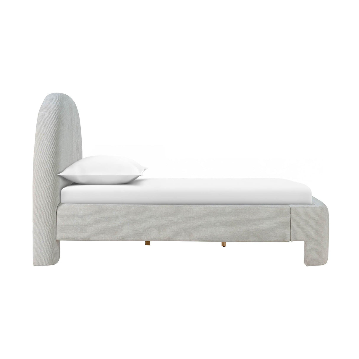 LH Home Nina King Bed - Ecru