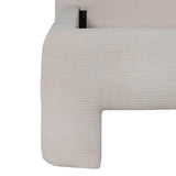 LH Home Nina King Bed - Ecru