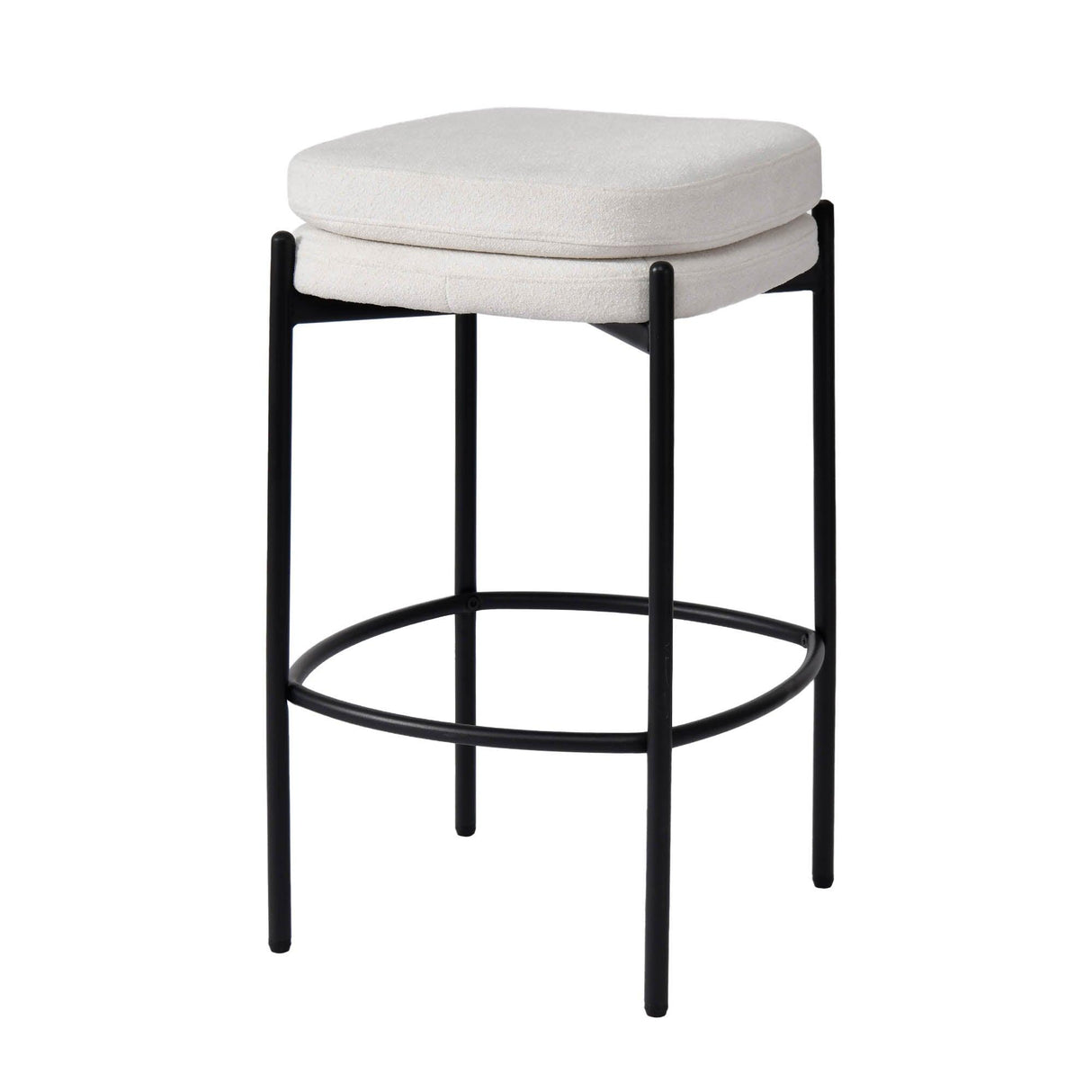 LH Home Nina Counter Stool - Oatmeal