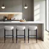 LH Home Nina Counter Stool - Oatmeal