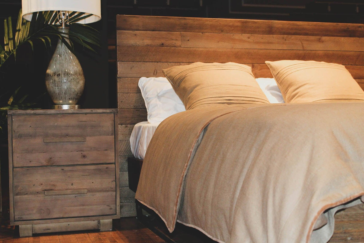 LH Home Nevada King Bed - Dark Driftwood