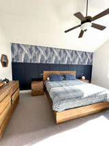 LH Home Nevada Queen Bed - Dark Driftwood