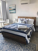 LH Home Nevada Queen Bed - Dark Driftwood